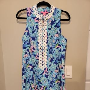 Lilly Pulitzer Jane shift dress in turtle villa